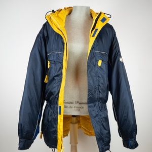 Tommy Hilfiger Jacket Large Blue & Yellow mens